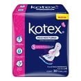 thumbnail image 1 of Toallas femeninas Kotex Maxi Nocturna extra larga con alas flujo maxi abundante 30 piezas, 1 of 6