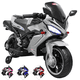 thumbnail image 1 of Moto Montable Eléctrica Deportiva 2 Ruedas para Niños Luz Bluetooth Dos Baterias 6V con Cargador Soporta Hasta 30kg - Gris, 1 of 8