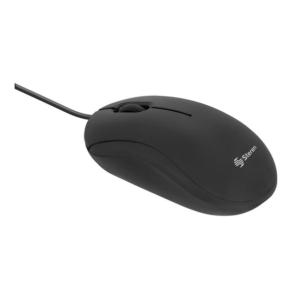 Mouse Basico Con Cable Color Negro