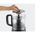 thumbnail image 3 of Procesador de alimentos Nutribullet 450 vatios con capacidad de 7 tazas y accesorios de acero inoxidable, trituración, picar y masa, color negro, 3 of 5