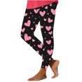 thumbnail image 1 of TaTaai Valentine's Day Graphic Stretchy Non-see-through Women Compression Yoga Pants High Waisted Breathable Elastic Workout Running Casual Full Length Leggings Gift, 1 of 8