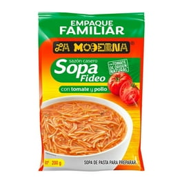 Sopa de fideo La Moderna con tomate y sabor pollo 200 g