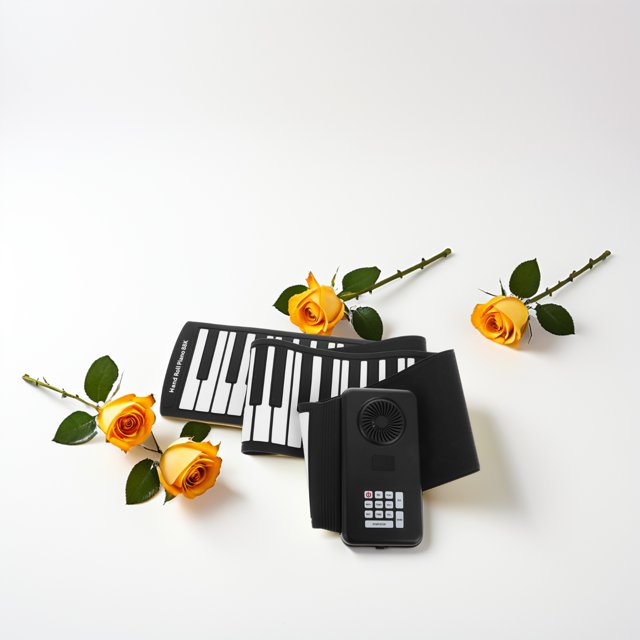 TAILTOSS Piano De Rollo Portátil Con Y Material De Silicona Para Uso En Viajes Y Práctica Musical