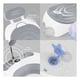 thumbnail image 5 of Bañera para Bebé con Termómetro Esquimal, Tina de Baño Plegable con Asiento Antideslizante Gris, 5 of 7