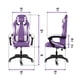thumbnail image 5 of Silla Gamer Ergonómica Nenotech Max Reclinable Purple, 5 of 10