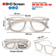 thumbnail image 4 of Lentes de Lectura con Filtro de Luz Azul B+D Cube Screen Color Piel Unisex, 4 of 12