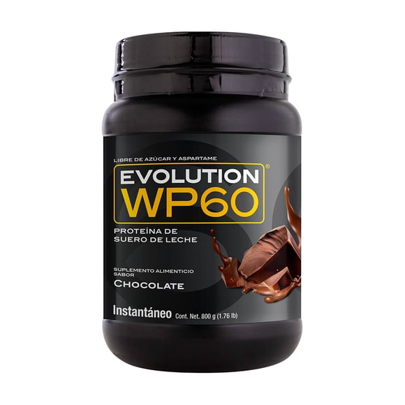 Evolution Proteina Suero De Leche (whey) Wp60 800 G Chocolate Evolution nutraceutical WP60 BOTE CHOCOLATE 800 G