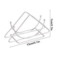 thumbnail image 3 of CaiYueKe Stainless Steel Napkin Holder, Paper Towel Rack for Kitchen Counter, Vertical Napkin Dispenser, Modern Tabletop Napkin Storage Organizer for Dining Room, Restaurant, Cafe, 3 of 7