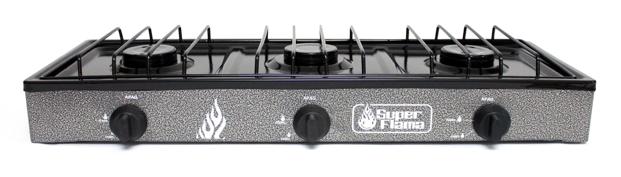 Parrilla 3Q-G Super Flama de 3 Quemadores Gris