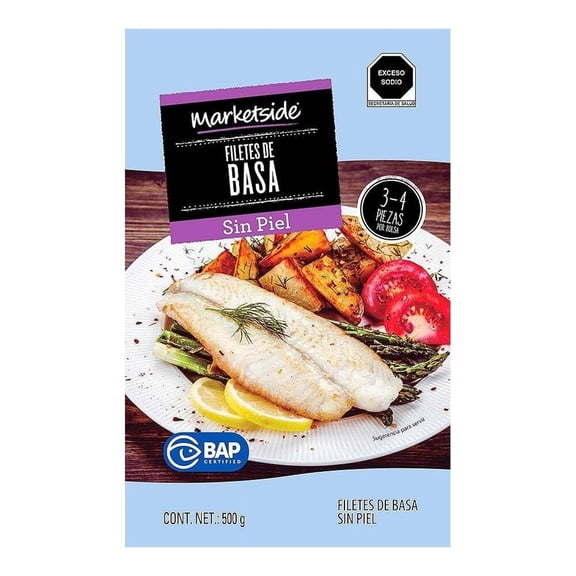 Filete de Basa Marketside sin Piel Congelado 500 g