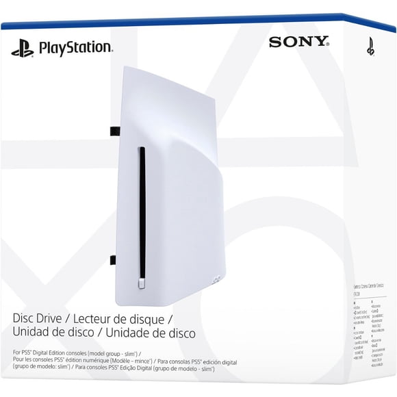 Unidad Lector de Discos Sony Playstation5, para Consola Digital, CFI-ZDD1; Sony  Blanco