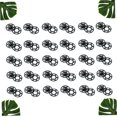 thumbnail image 2 of ELAYARD 1000Ud Botones Para Camiseta Plástico Negro Botón Redondo De Para Ropa, 2 of 8