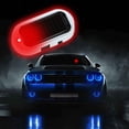 thumbnail image 5 of CaiYueKe Solar Powered Car Dummy Alarm Light LED Blinking Red Blue Light for Vehicle Security Anti Theft Deterrent with Light Sensor USB Rechargeable Easy Install Solar Light for Car Truck Van, 5 of 5