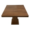 thumbnail image 3 of Set de Comedor SALVANTO Joshua 4 Sillas 90x90 cm MDF UV color Parota, 3 of 7
