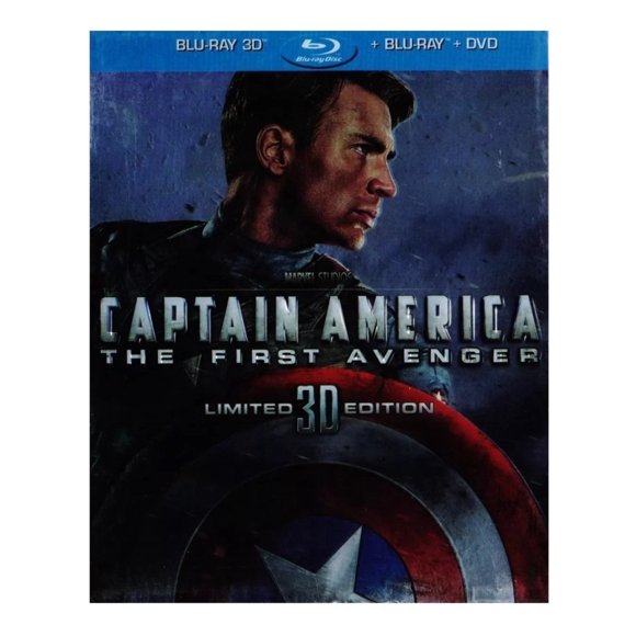 Capitan America Primer Vengador Marvel Blu ray 3d Bd Dvd DISNEY PIXAR Capitan America Primer Vengador Marvel Blu ray 3d Bd Dvd