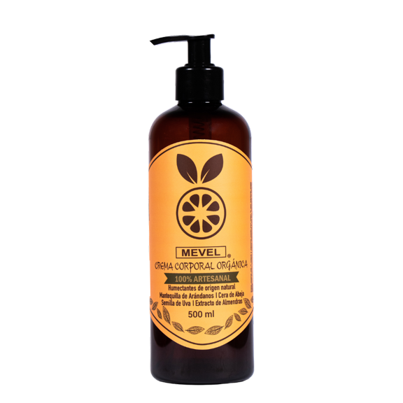 Crema Corporal Orgánica Mevel 500ml
