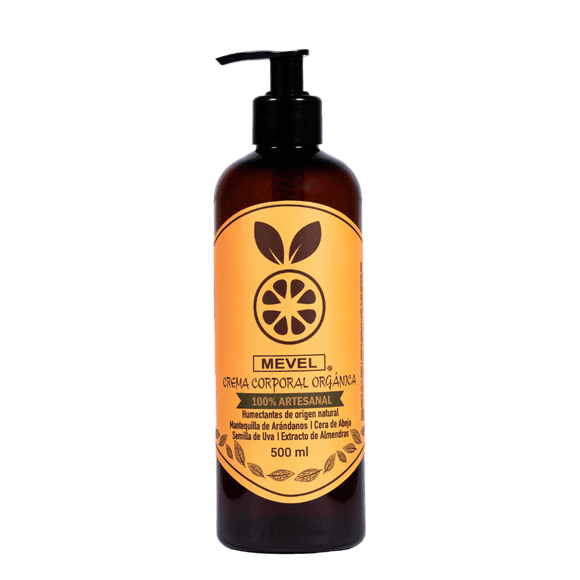 Crema Corporal Orgánica Mevel 500ml