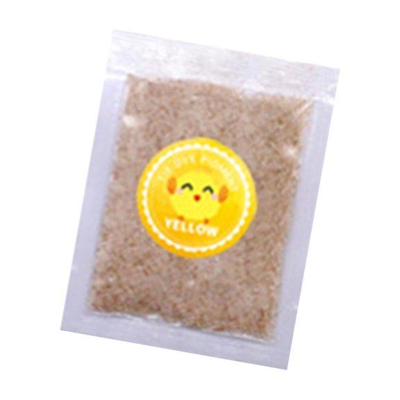 Polvo para teñir, sobre de polvo para teñir telas, pigmento para teñir ropa, recarga de tinte para teñir Amarillo