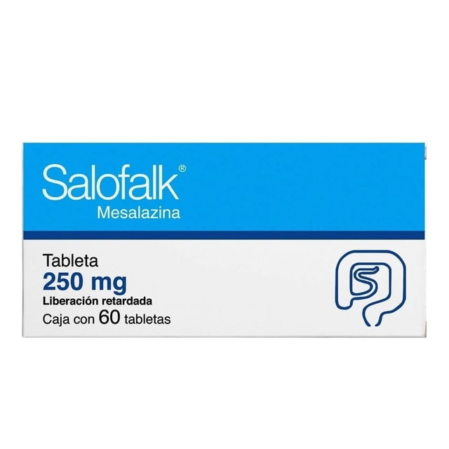 Salofalk Mesalazina 250 mg liberación retardada 60 tabletas