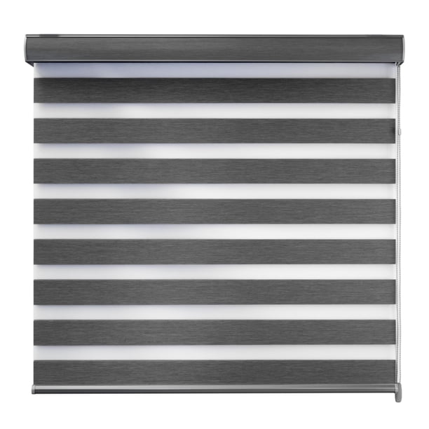 DecoKing Persiana para Ventana Sheer Elegance Wood Desing Enrollable Horizontal 140cm ancho x 180cm alto Oxford