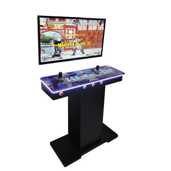Tablero Arcade Multijuegos Con Base Gd 84 Cm 3D WiFi 40,000 Mil Juegos. Terminado Premium, Uso Rudo