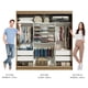 thumbnail image 5 of Ropero Closet Madesa Reno 3 Puertas Corredizas - Marrón/Blanco, 5 of 9