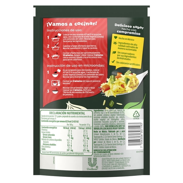 Imagen 3 de Arroz Knorr a la española 155 g