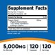 thumbnail image 2 of Suplemento Nutricost Pygeum 5000 mg 120 cápsulas, 2 of 5