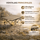 thumbnail image 3 of 4 Sillas Plegables De Camping Y Playa de Exterior Mesa 120cm negro, 3 of 11