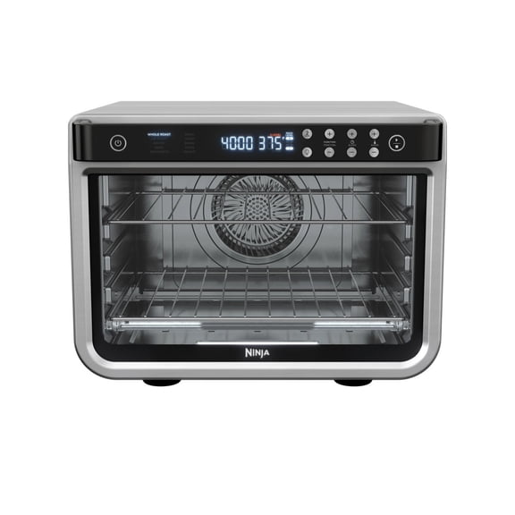 Horno Eléctrico y Freidora de Aire Ninja Foodi Pro XL 10 en 1 Doble Nivel Color Acero Inoxidable