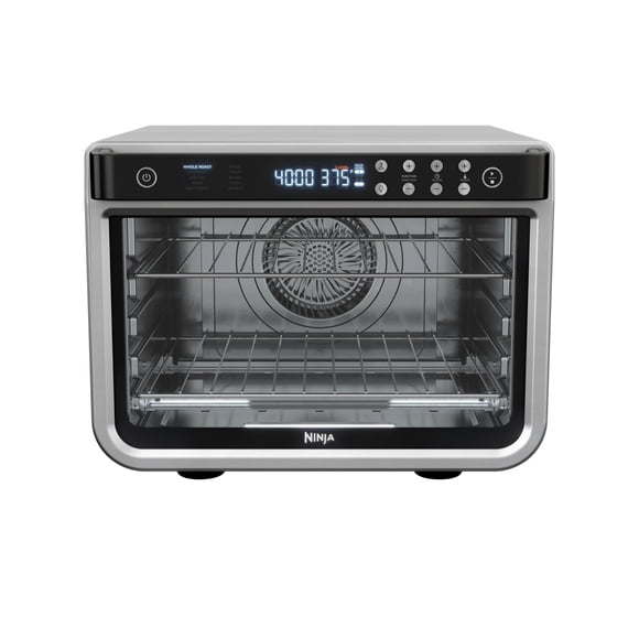 Horno Eléctrico y Freidora de Aire Ninja Foodi Pro XL 10 en 1 Doble Nivel Color Acero Inoxidable