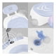 thumbnail image 5 of Bañera para Bebé con Termómetro Esquimal, Tina de Baño Plegable con Asiento Antideslizante Azul, 5 of 7