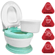 thumbnail image 3 of Baño Entrenador para Niños con Sonido Antideslizante Asiento Acolchado Diseño Realista - Verde, 3 of 7