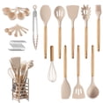 thumbnail image 2 of Juego de utensilios de cocina Hecef 32 piezas silicona grado alimenticio con soporte, 2 of 12