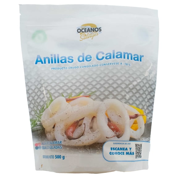 Anillos de Calamar Océanos Salvajes Congelados 500 g