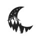 thumbnail image 1 of Cuadro Decorativo Luna Mubel Extragrande 9 mm MDF 120 cm, 1 of 5