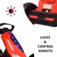 thumbnail image 2 of Montable Electrico Go Kart para Niños Largo Ajustable Luz 12v - Rojo, 2 of 8