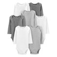 thumbnail image 1 of Body Simple Joys by Carter's Baby de manga larga para bebés prematuros, paquete de 7, 1 of 1