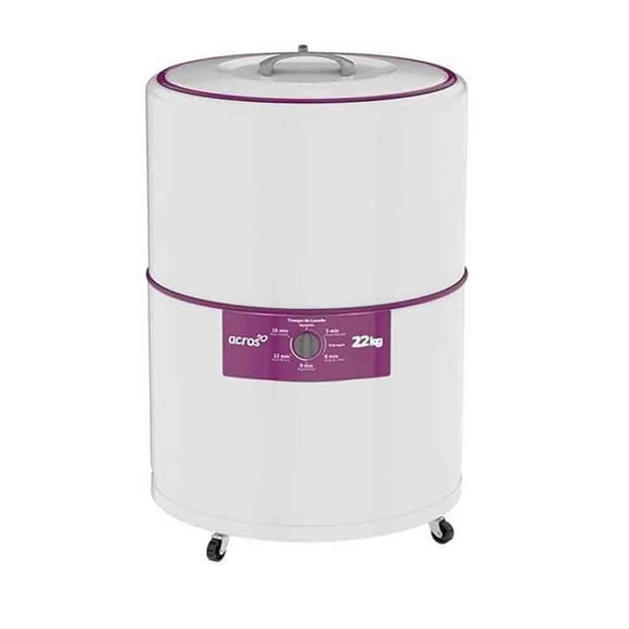 Lavadora Acros 22 KG Redonda Blanca
