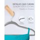 thumbnail image 5 of RED VELVET Juego de 50 Perchas de Terciopelo Antideslizantes para Ropa Infantil - Tamaño Bebé/Niño - Diseño Delgado Ahorra Espacio - Ganchos Giratorios Metálicos, 5 of 6