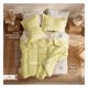 thumbnail image 4 of Set Edredón King Size + Funda De Almohada + Sábanas 7 Pzas Real Textil Limon Grass - Crudo, 4 of 8