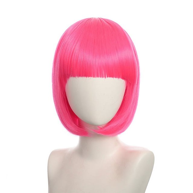 Zhuge Peluca, expresión perfecta de su estilo personal, 1 pieza, rosa oscuro