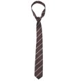 thumbnail image 3 of Corbata a rayas de estilo escolar corbata pre-atada para hombres para niños niños corbata cómoda corbata de poliéster para uniformes escolares y ocasiones festivas, 3 of 7