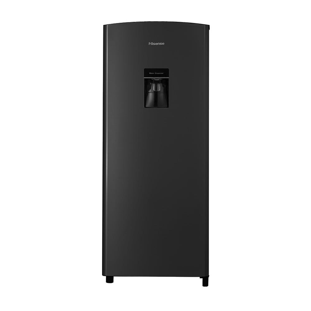 Refrigerador Hisense Una Puerta 7 Pies Negro RR63D6WBX Con Despachador de Agua