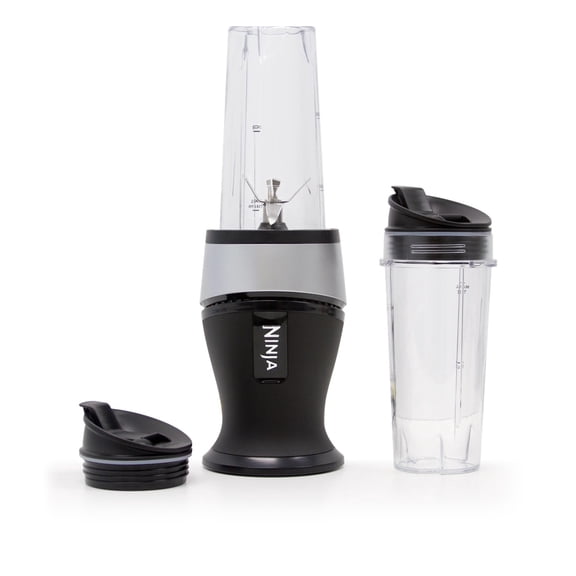 Procesador de Alimentos Ninja Fit Blender 1 Velocidad 700 Watts 2 vasos de 473 ml Color Gris Negro