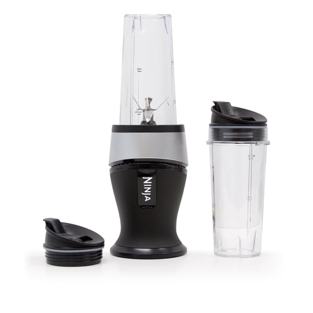 Procesador de Alimentos Ninja Fit Blender 1 Velocidad 700 Watts 2 vasos de 473 ml Color Gris Negro