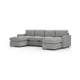 thumbnail image 1 of Sofá Seccional Modular Adapti 4 Plazas + Dos Otomanos | Gris Niebla, 1 of 8