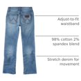 thumbnail image 4 of Pantalones Wrangler Retro Slim 2T para niños, 4 of 4