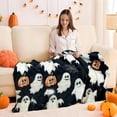 thumbnail image 4 of Halloween Themed Blanket Party Blanket Flannel Bed Blanket Sofa Throw Blanket, 4 of 8