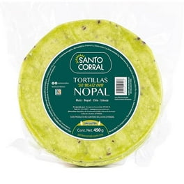 Tortilla Santo Corral con nopal, chia, linaza y ajonjolí 450 g